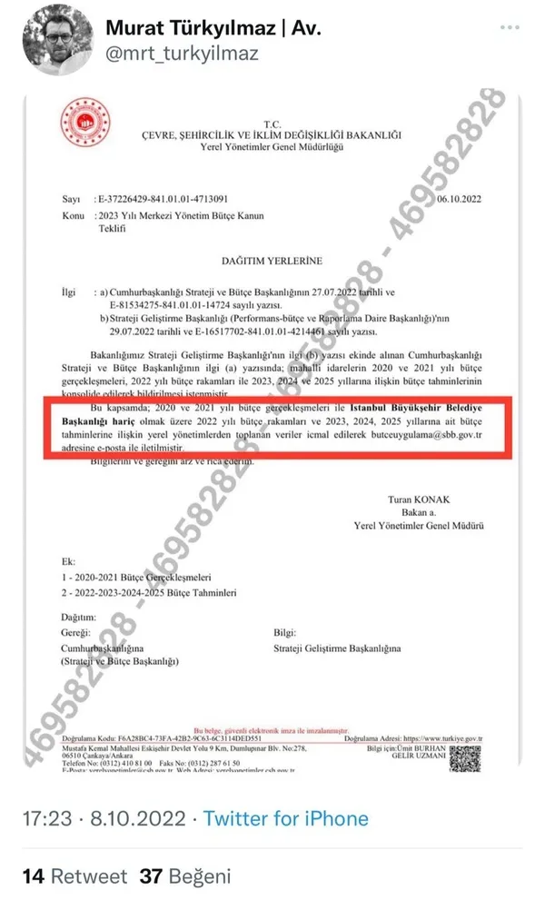 İBB 2023 bütçesini yasal süre içinde sunamadı! Tevfik Göksu belgesiyle tepki gösterdi: Böyle bir beceriksizliği nasıl becerdiniz? - 7