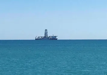 "Yavuz" gemisi Mersin açıklarına ulaştı