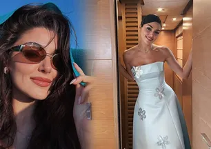 Hande Erçel pozlarıyla sosyal medyayı salladı! Fiyatı dikkat çekti