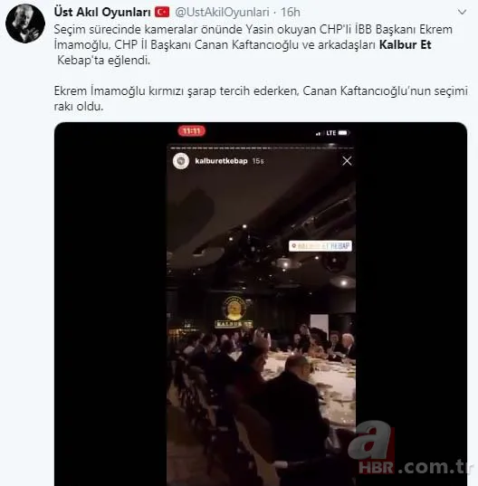 Ekonomi kötüye gidiyor algısı yapan CHP'lilerden lüks restoranda gösterişli eğlence! 5