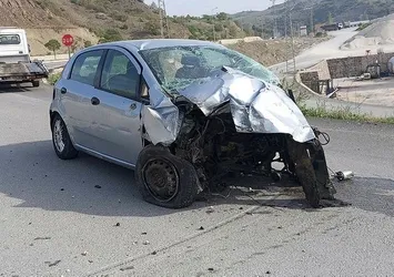 Amasya'da trafik kazasında 1 kişi öldü, 1 kişi yaralandı
