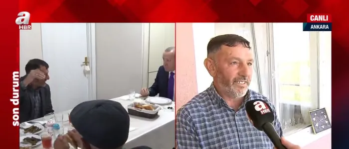 Başkan Recep Tayyip Erdoğan'ın sürpriz iftar ziyareti yaptığı aile yaşadığı heyecanı A Haber'e anlattı: Cumhurbaşkanımız imam oldu - 1