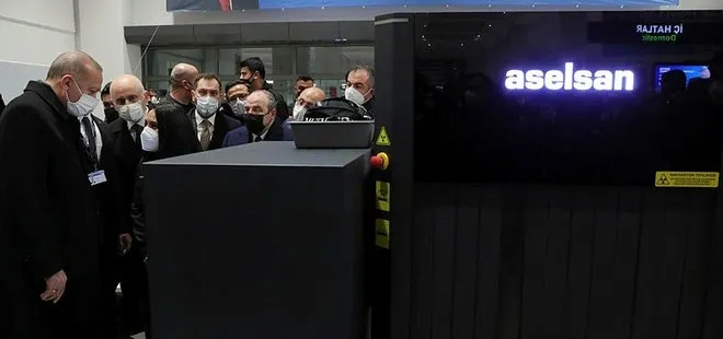 Başkan Erdoğan, ASELSAN’ın X-ray cihazını inceledi