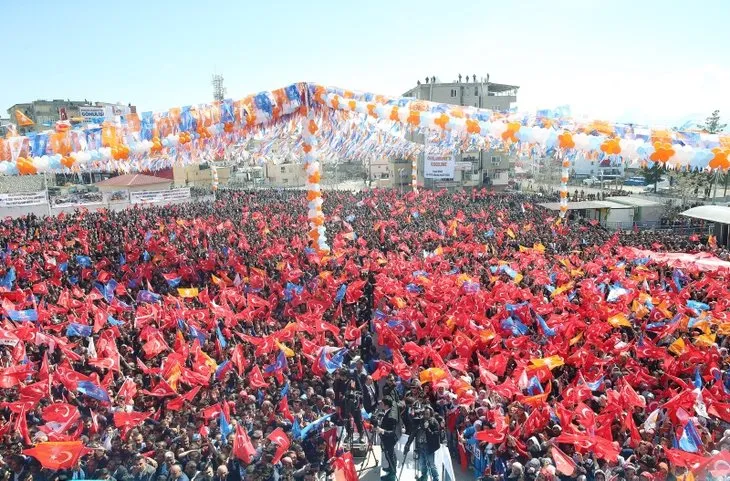 Başkan Erdoğan'a Şırnak'ta sevgi seli