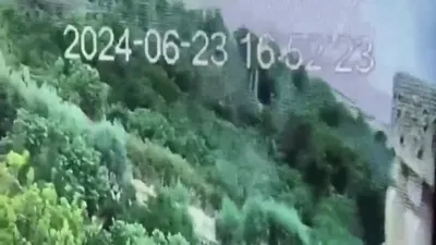 Mardin’deki yangın güvenlik kamerasında!