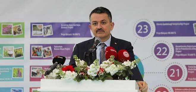 Tarım ve Orman Bakanı Pakdemirli  İzmir’de hayata geçirecekleri 35 projeyi açıkladı
