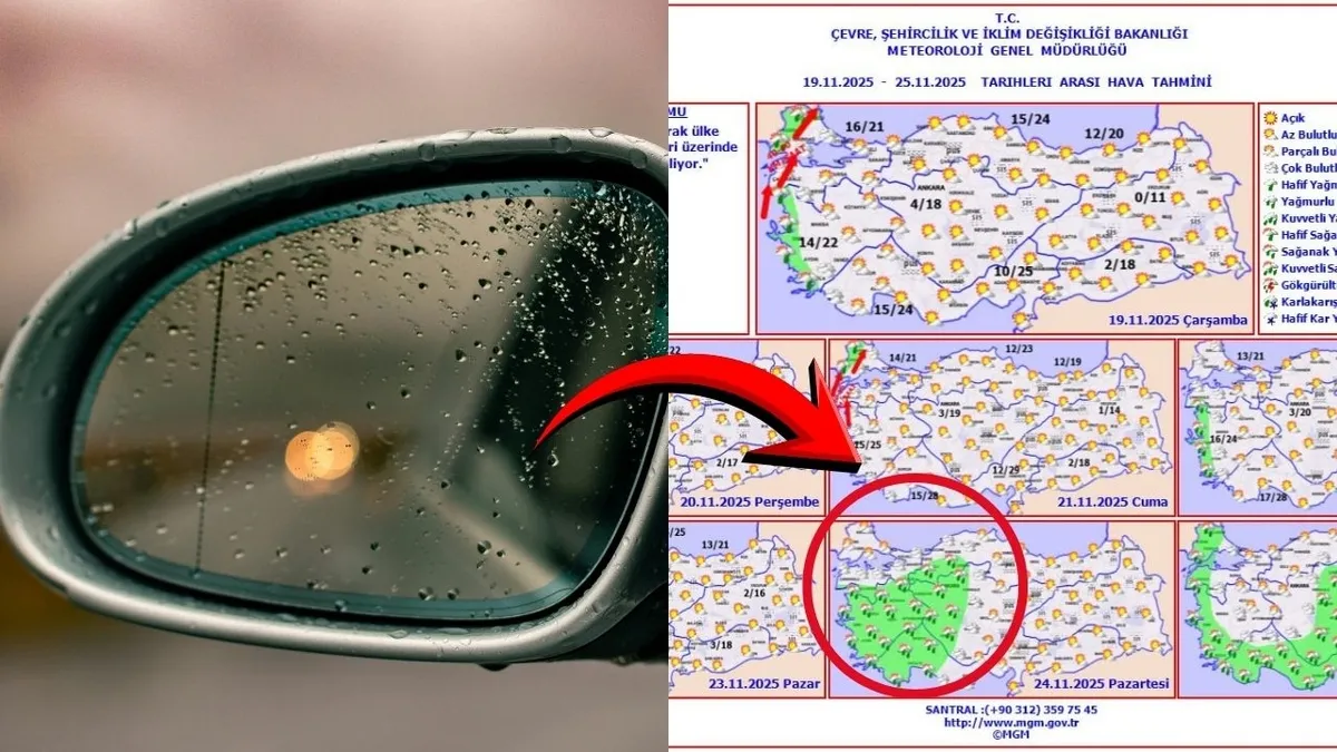 Yağışlı sistem göründü! Meteoroloji'den 19 Kasım hava durumu: İstanbul, Ankara, İzmir...