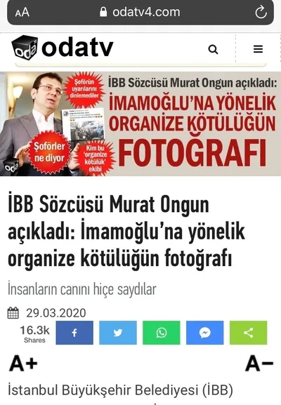 Oda TV Fazilet Durağı yalanını 11 defa haber yapmış!