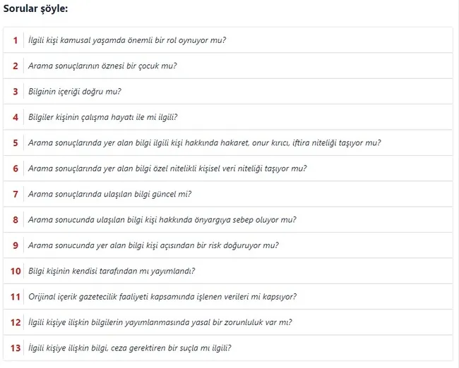 Kişisel Verileri Koruma Kurulu'ndan flaş "unutulma hakkı" kararı! - 5