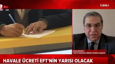 EFT ve havale ücretleri için indirim kararı