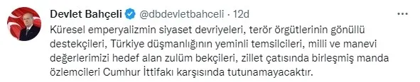 MHP Genel Başkanı Devlet Bahçeli’den flaş seçim açıklaması: Aziz milletim sıra sende