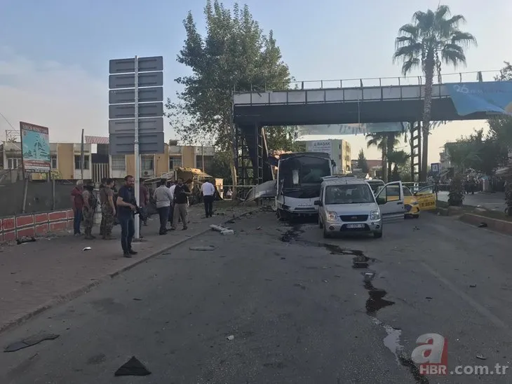 Adana’da polis aracına bombalı saldırı!