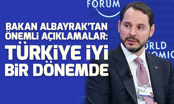 Son dakika: Bakan Berat Albayraktan Davosta önemli açıklamalar