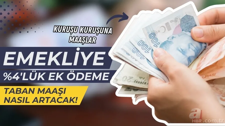 Emekliye %4'lük ek ödeme! SSK, BAĞ-KUR'lunun taban maaşı nasıl artacak? 1