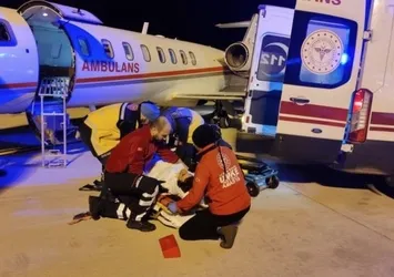 Ambulans uçak Sergen Deveci için havalandı: Yaralanan oyuncu İstanbul'a sevk edildi