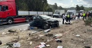 Feci kaza: Otobüsün altında kaldı