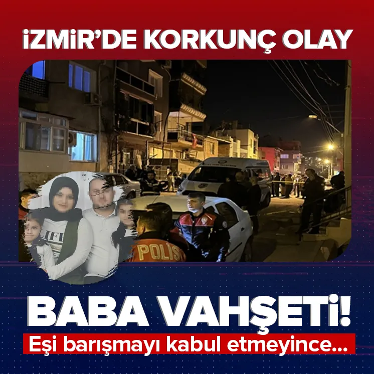 Eşi barışmayınca çocukların canına kıydı!