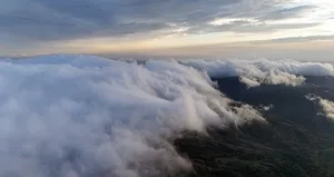 Dürtmen Dağı’nda sis denizi