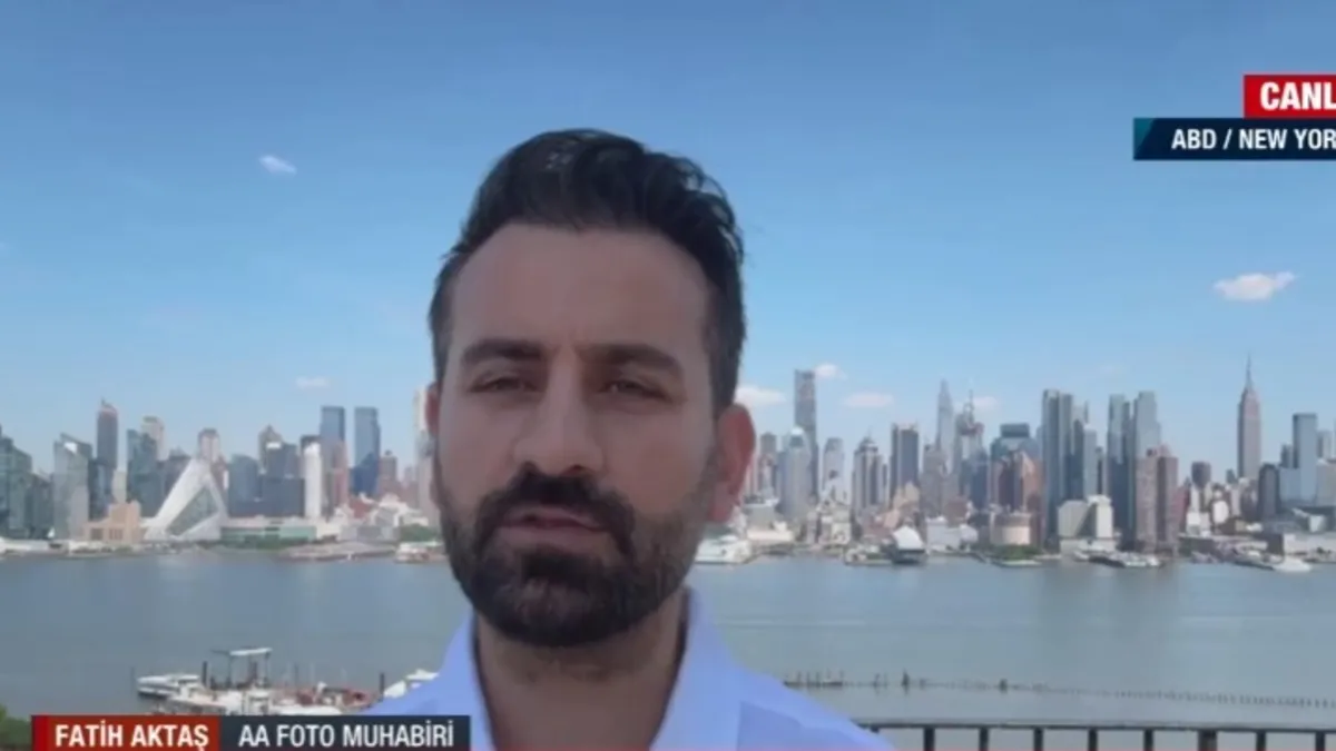 New York polisi Türk gazeteciye saldırdı! Saldırıya uğrayan gazeteci detayları A Haber'de anlattı