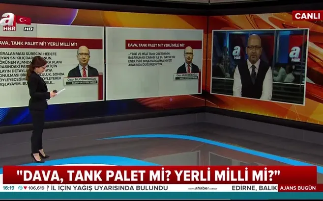 Okan Müderrisoğlu: Dava, tank palet mi yoksa yerli milli üretim mi?