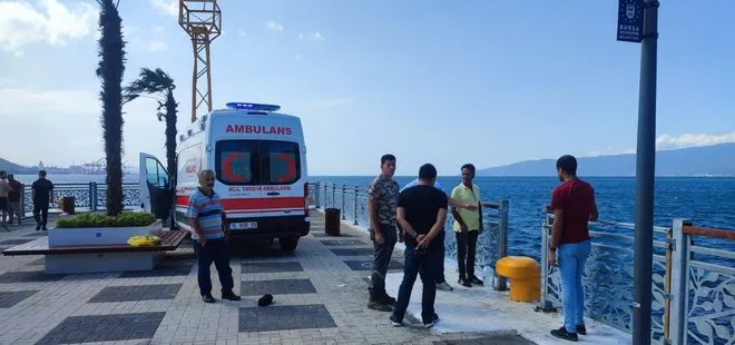 Bursa’da yaşlı adam iskeleden denize düştü! Vatandaşlar seferber oldu