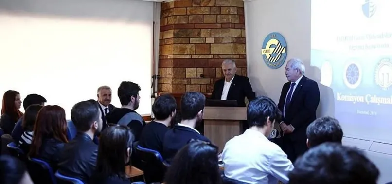 Yıldırım, TMMOB Gemi Mühendisleri Odasında kendi adı verilen kütüphaneyi açtı