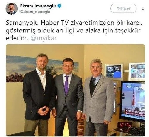 Ekrem İmamoğlu FETÖ’ye desteğe koşmuş!