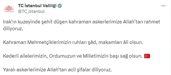 MSB acı haberi duyurdu: 6 kahraman asker şehit oldu, 1 kahraman asker yaralı