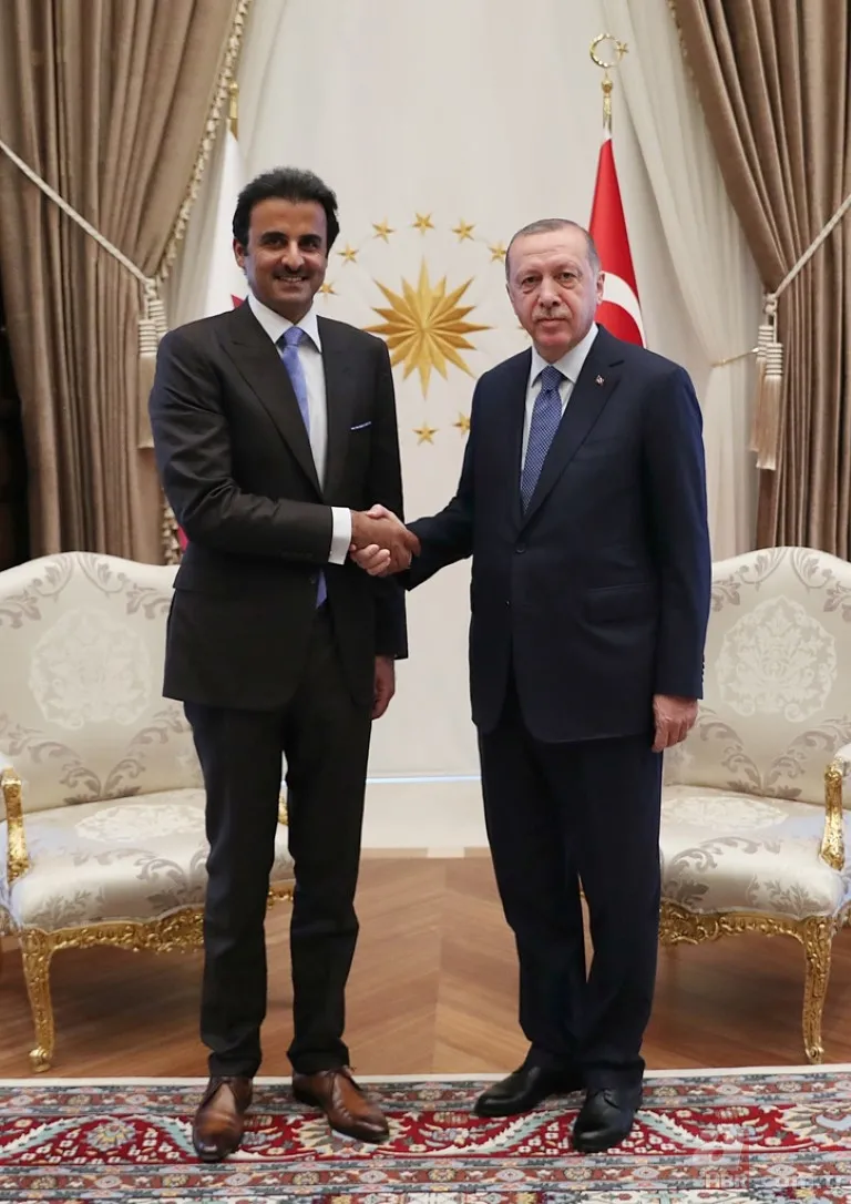 Başkan Recep Tayyip Erdoğan, Katar Emiri Şeyh Temim bin Hamed Al Sani'yi böyle karşıladı 10
