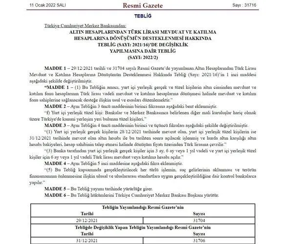 doviz-hesaplarinin-tl-mevduatlarinda-degisiklik-resmi-gazetede-1641872955427.jpeg Son dakika: Merkez Bankası'ndan vadeli hesaplara dönüş açıklaması - 2