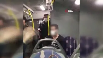 Metrobüste iğrenç olay! Tacizciyi tokatladılar