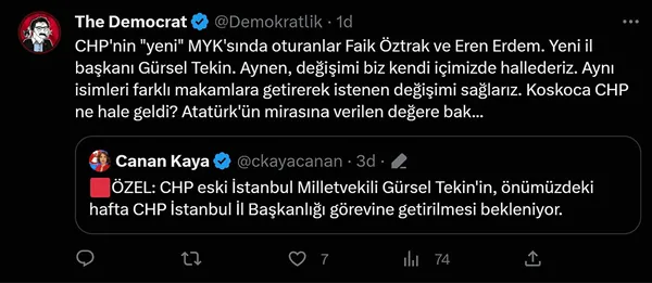 CHP’de sözde “değişim” rüzgarları! İstanbul İl Başkanlığına Gürsel Tekin getirilecek iddiası ortalığı karıştırdı - 3