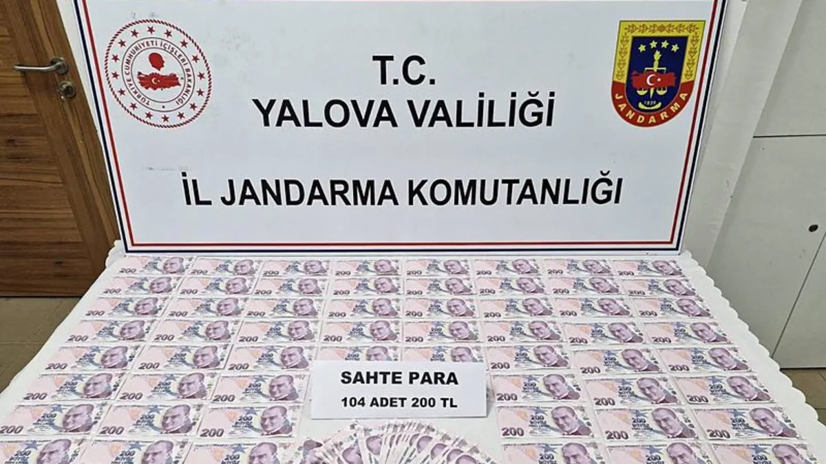 Yalova'da sahte para operasyonu! 2 kişi tutuklandı
