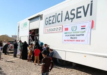 Depremzedelere bir aylık sıcak yemek