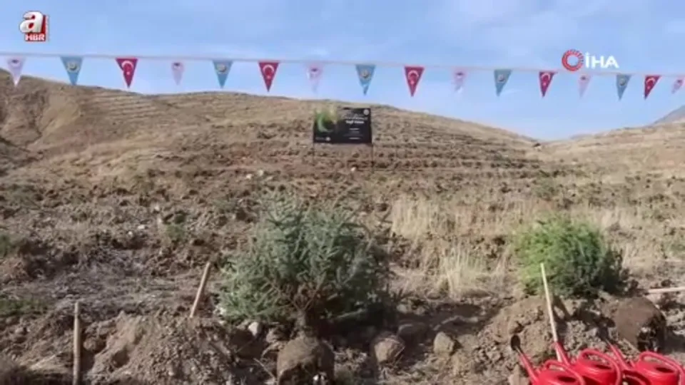 Erzurum’da 3 bin fidan toprakla buluştu