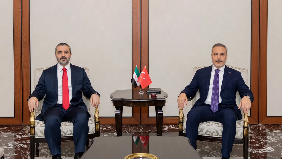Dışişleri Bakanı Fidan, Suriyeli mevkidaşı Şeybani ile görüştü