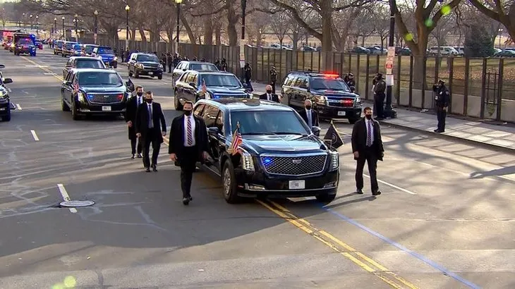 İşte ABD Başkanı Joe Biden'ın aracı yürüyen canavar Cadillac One! Özellikleri akıllara durgunluk verdi! Her tehlikeye karşı bir savunması var