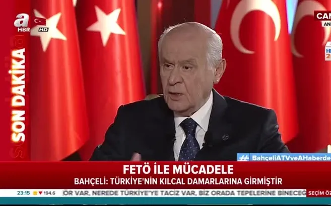 Bahçeli'den flaş FETÖ açıklaması