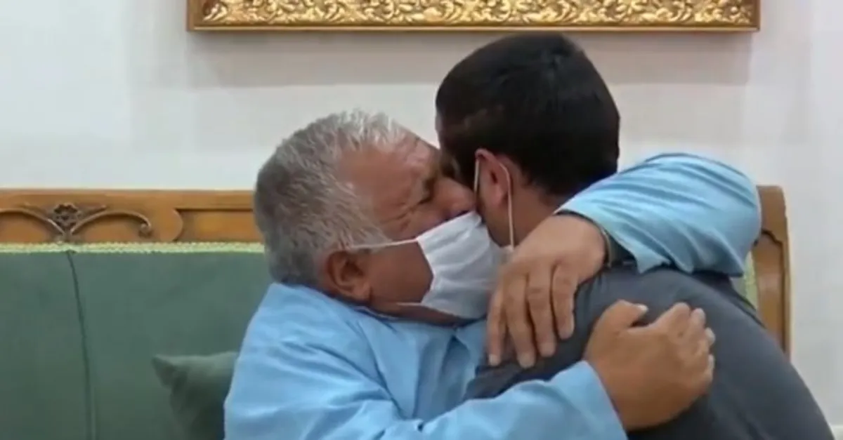 Evlat nöbetinde 14. kavuşma! PKK'dan kurtulan Ramazan Ertaş ailesi ile kucaklaştı