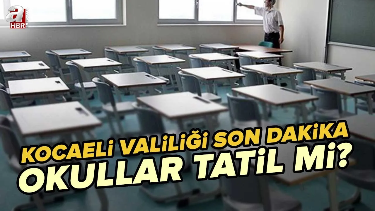 Kocaeli Valiliği SON DAKİKA: 24 Kasım Perşembe Kocaeli'de okullar tatil mi? Yarın Gölcük, İzmit, Karamürsel, Gebze okullar tatil olacak mı?