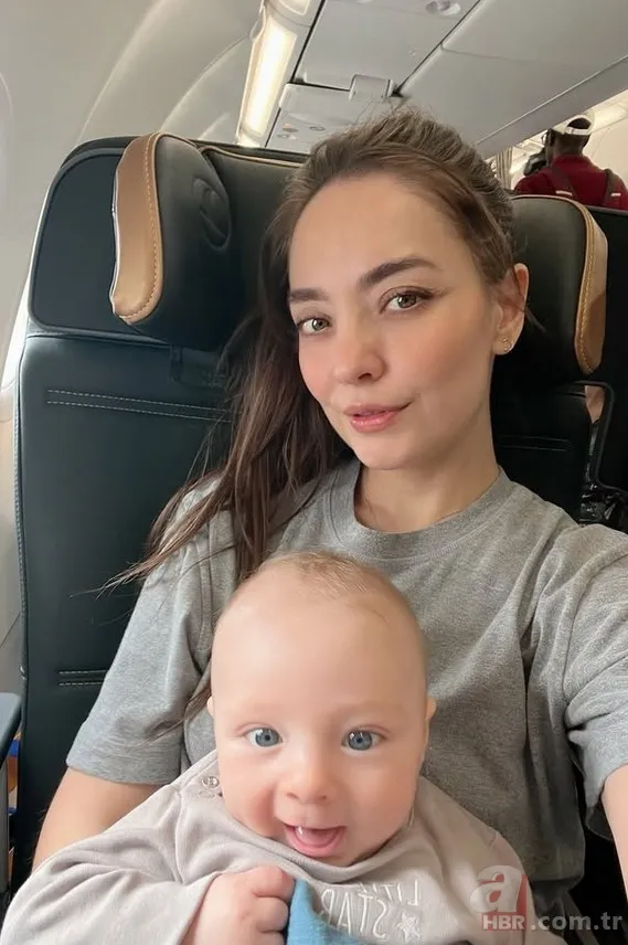 Cansel Elçin'in minik oğlu sevimliliğiyle kalpleri eritti! "Benziyor muyuz?" 5