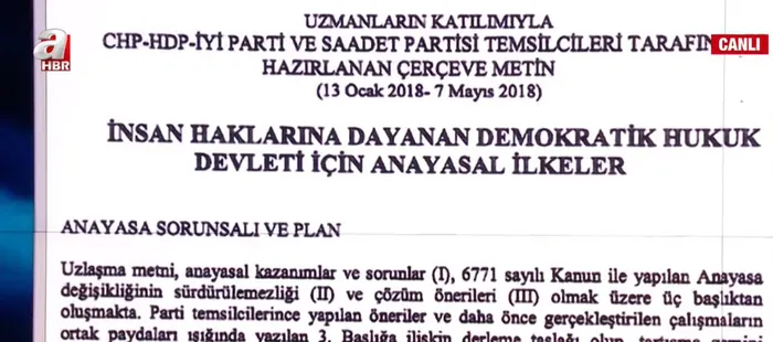 İşte CHP - İYİ Parti ve HDP'nin Anayasa taslağı! İbrahim Kaboğlu ve Ümit Özdağ açıklamıştı - 2