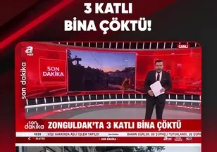 3 KATLI BİNA ÇÖKTÜ!