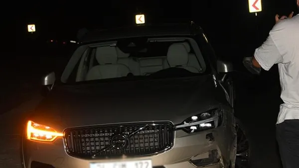 Serenay Sarıkaya’nın şoförü kaza yaptı