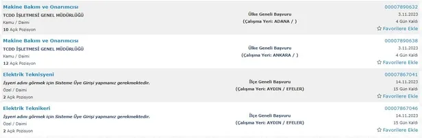 Başvurular İŞKUR üzerinden! TCDD KPSS 60 puan ile 114 işçi alımı yapacağını açıkladı! Başvurular nasıl yapılacak?