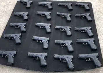 TEM'de 20 ruhsatsız tabanca ele geçirildi