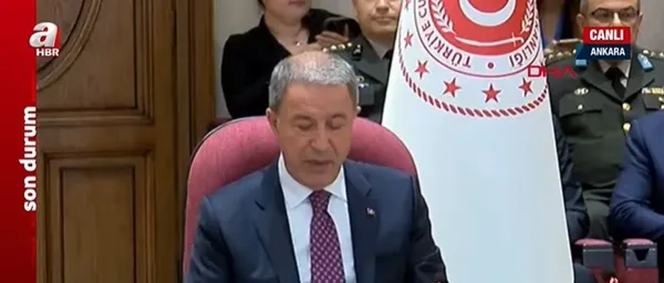 Milli Savunma Bakanlığı’nda devir teslim! Yaşar Güler görevi Hulusi Akar’dan devraldı