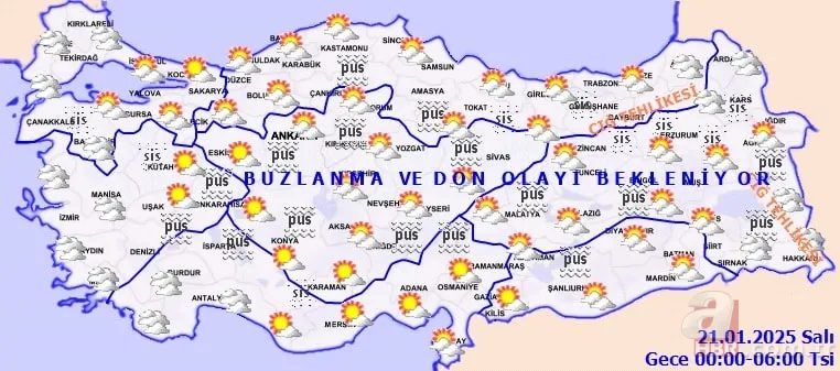 Meteoroloji 20 Ocak hava durumu: Sarı kodlu uyarı verildi! Sağanak yağış ve soğuk hava kapıda 9
