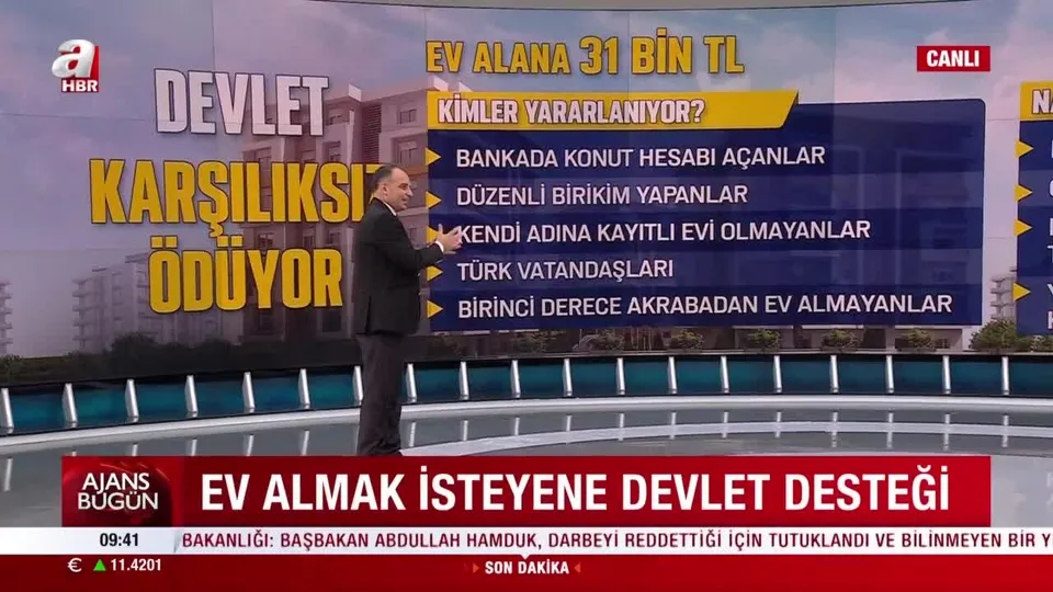Devlet karşılıksız ödüyor! Ev almak isteyene devlet desteği | Ev alana 31 bin TL