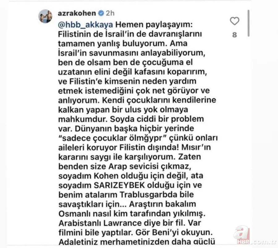 Yazar Azra Kohen'den 'Filistin' skandalı! Soykırıma bu sözlerle kılıf uydurdu: Çocukları bomba atılacak yerlere götürüyorlar 12